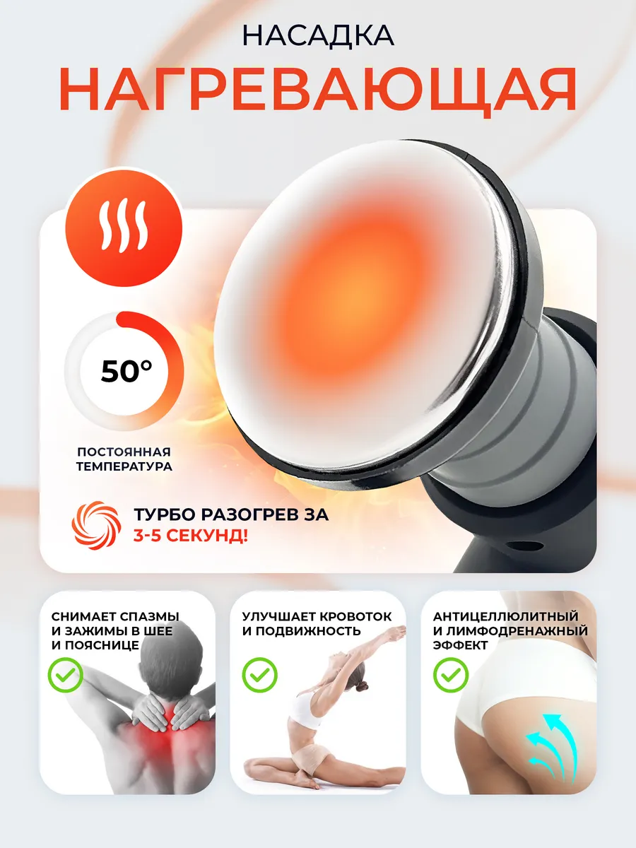 Перкуссионный массажер электрический ударный для тела