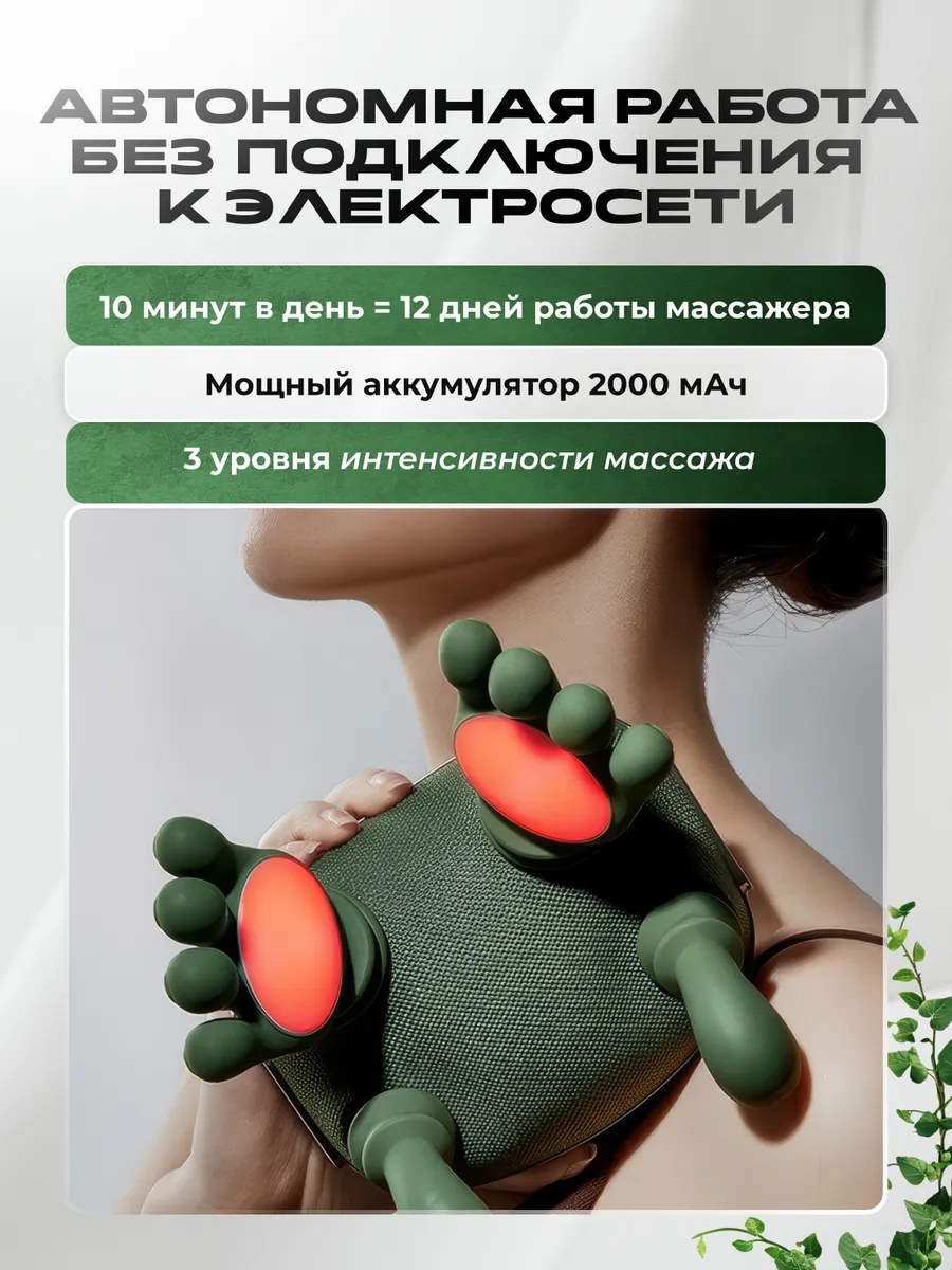 Массажер электрический для шеи, спины и тела