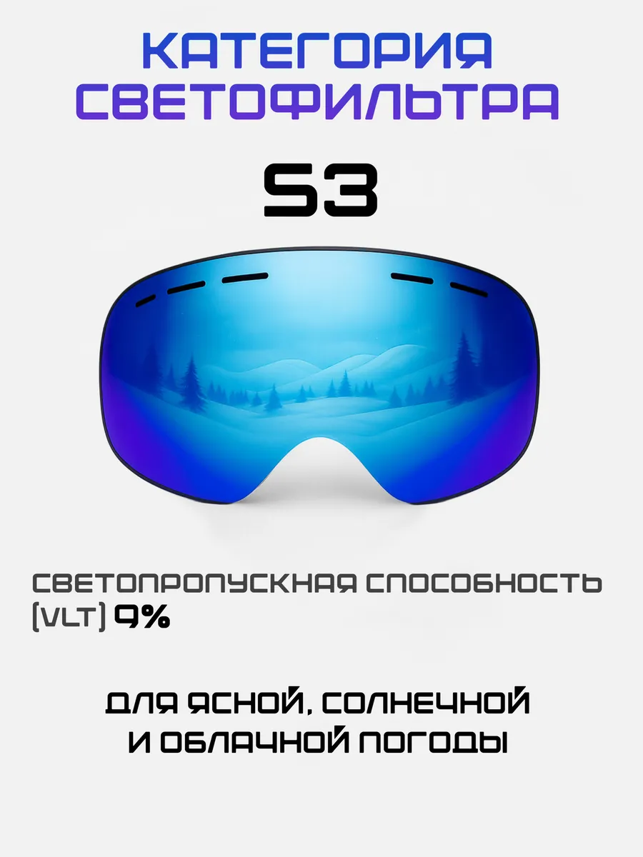 Очки горнолыжные