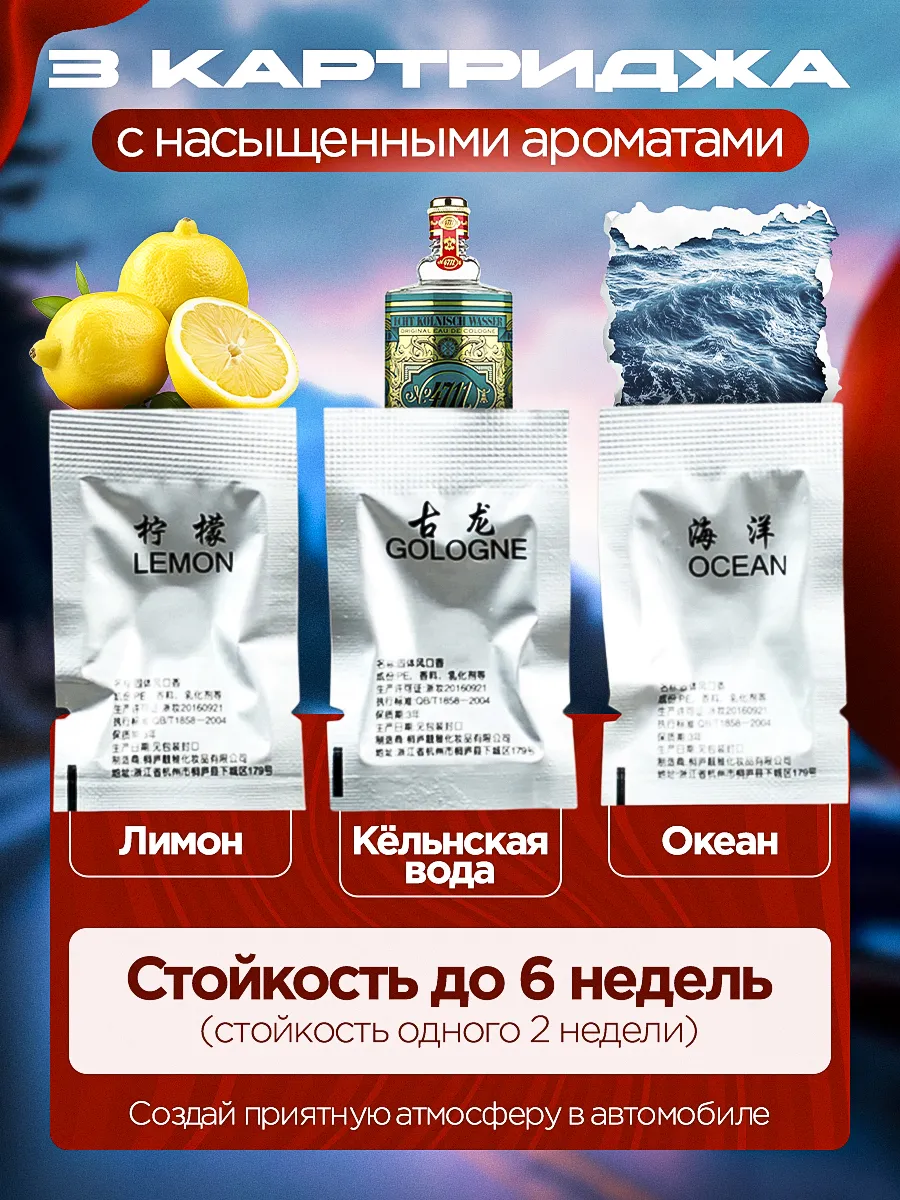 Ароматизатор в машину на дефлектор