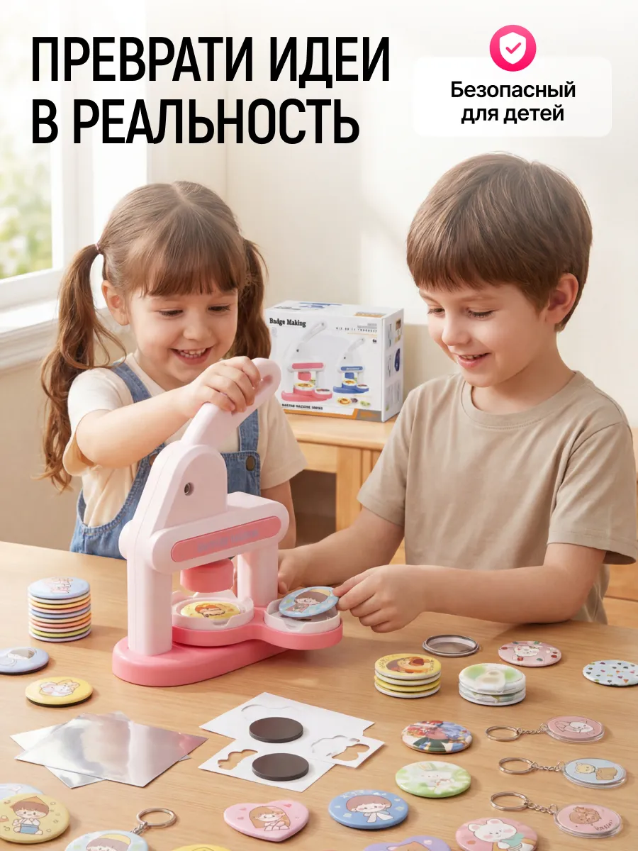 Аппарат для изготовления значков и магнитов